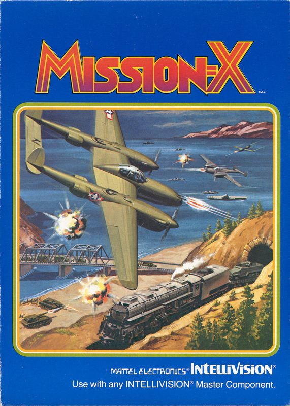 Mission X box art for Intellivision